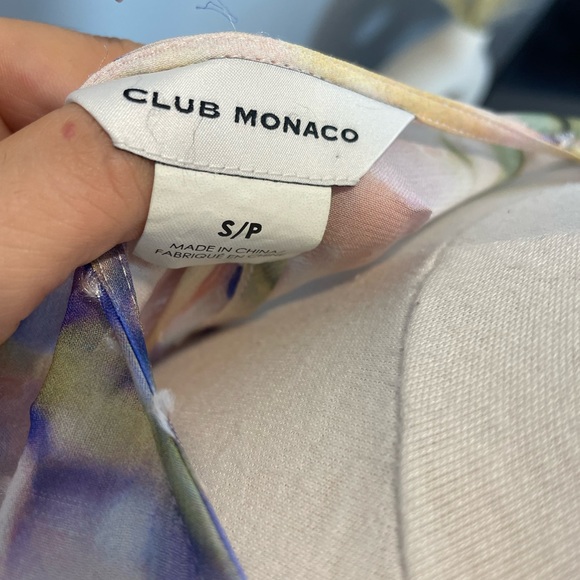 Sold CLUB MONACO FLORAL DRESS - Picture 7 of 10